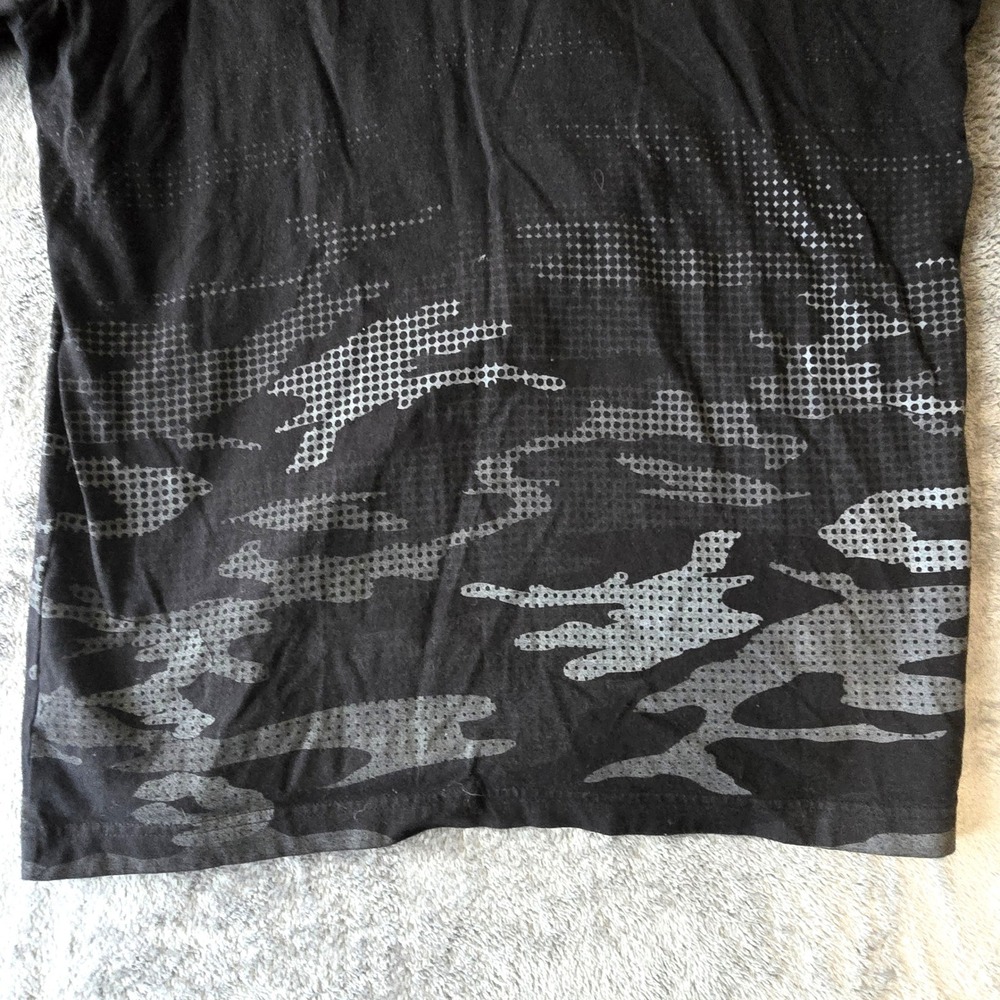 Tribal‎ Streetwear XXL T-Shirt Black Camo Worldwide Clique Graphic Skater Tee - Picture 10 of 15